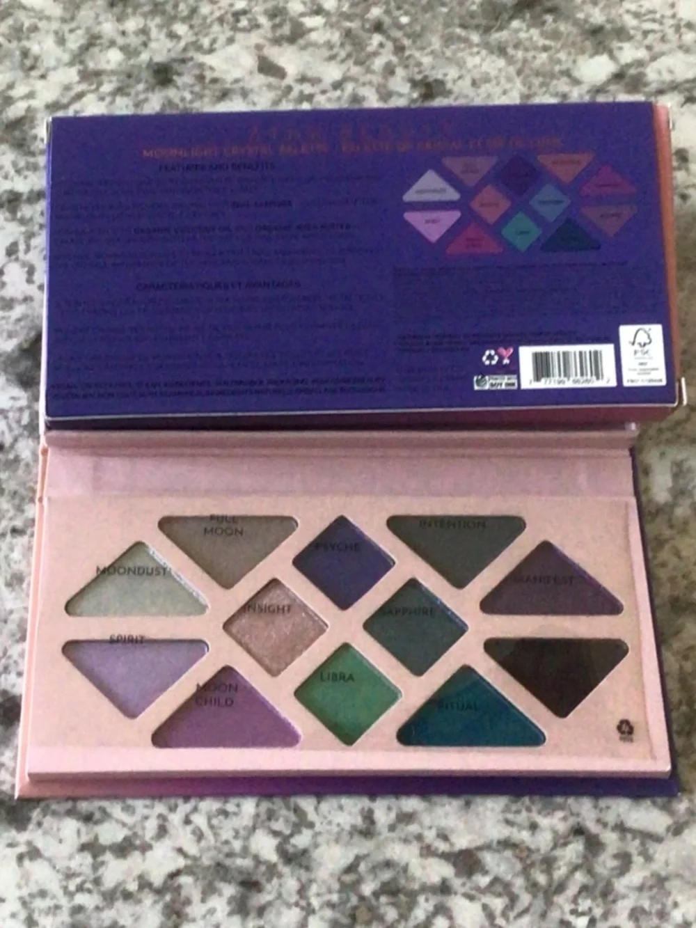 ATHR Beauty Moonlight Crystal Eyeshadow Palette, New
